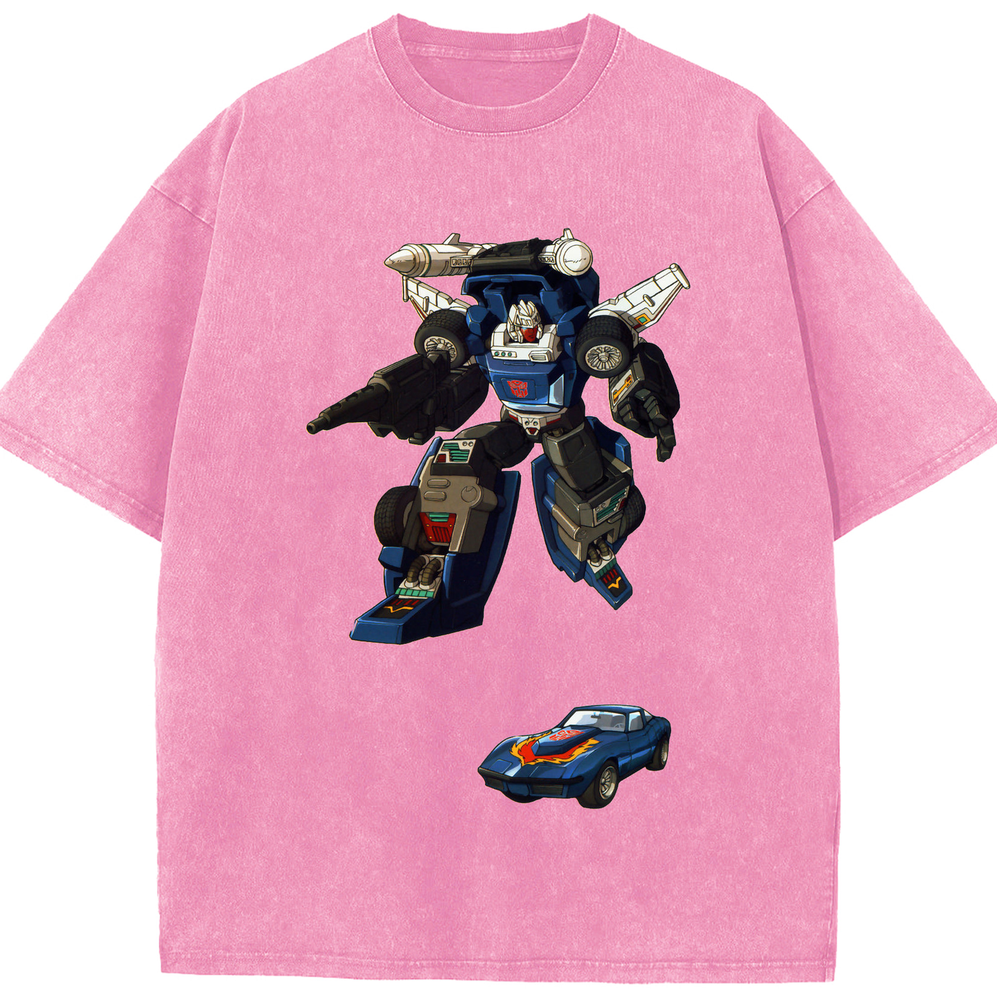（画像用）  綿100% ヴィンテージ風 半袖Tシャツ（フロントプリント）